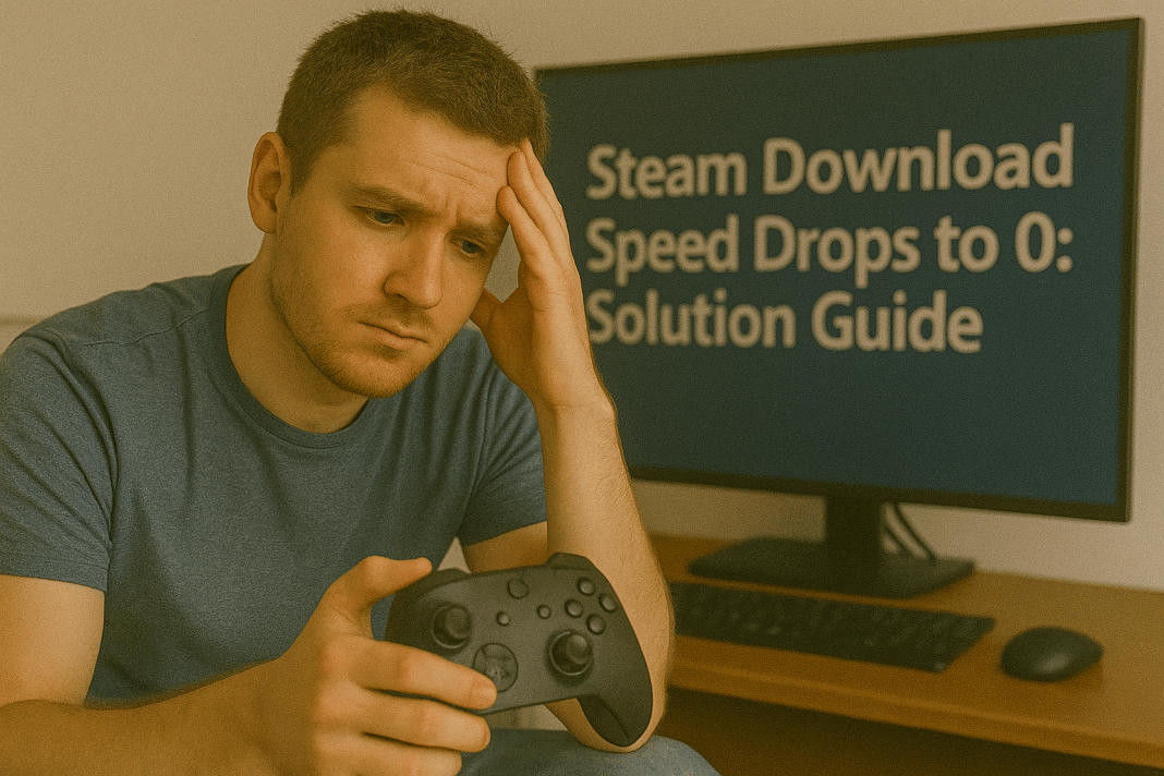 Steam Download Speed Drops to 0 Solution Guide